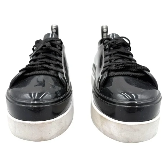 Melissa BE + Hello Kitty Womens Size 10 US Black Platform Sneakers Shoes